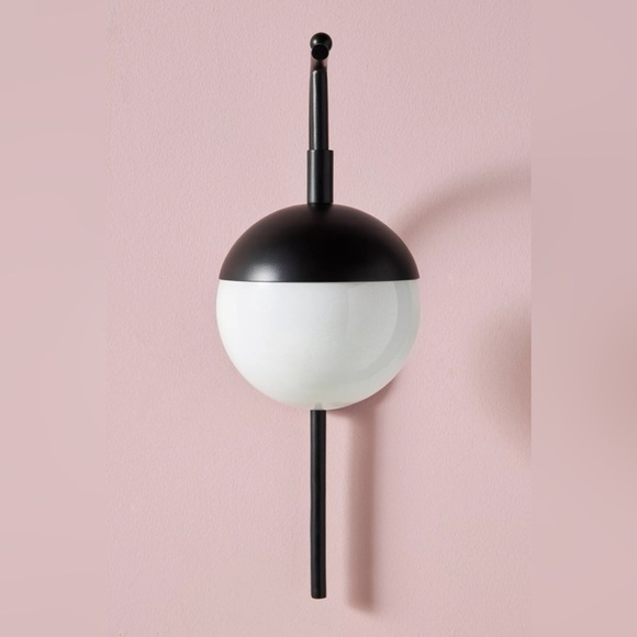 ANTHROPOLOGIE Amelia Sconce in Matte Black - Picture 4 of 16